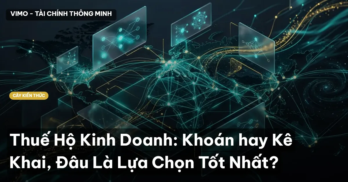 Thuế Hộ Kinh Doanh: Khoán hay Kê Khai, Đâu Là Lựa Chọn Tốt Nhất?