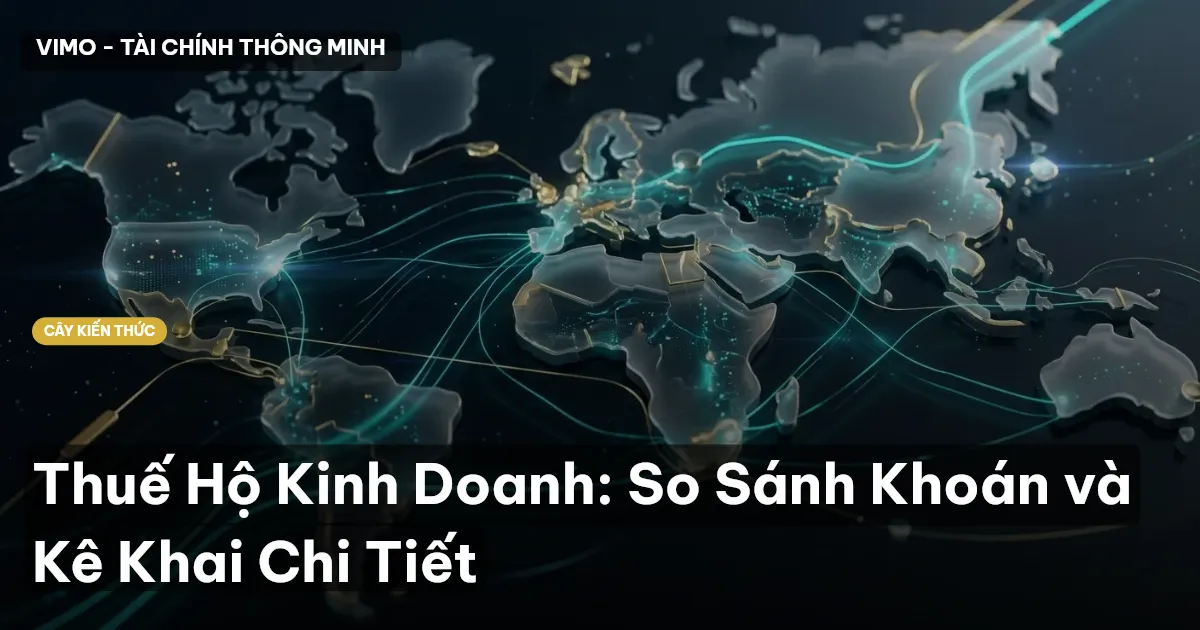 Thuế Hộ Kinh Doanh: So Sánh Khoán và Kê Khai Chi Tiết
