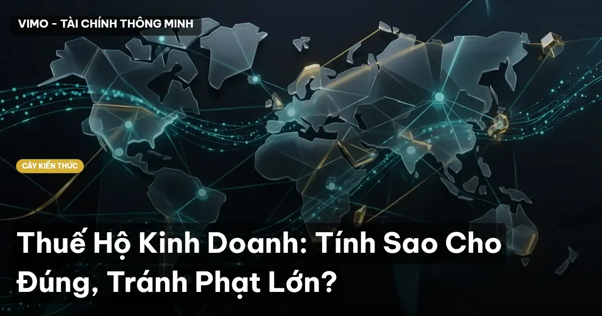 Thuế Hộ Kinh Doanh: Tính Sao Cho Đúng, Tránh Phạt Lớn?
