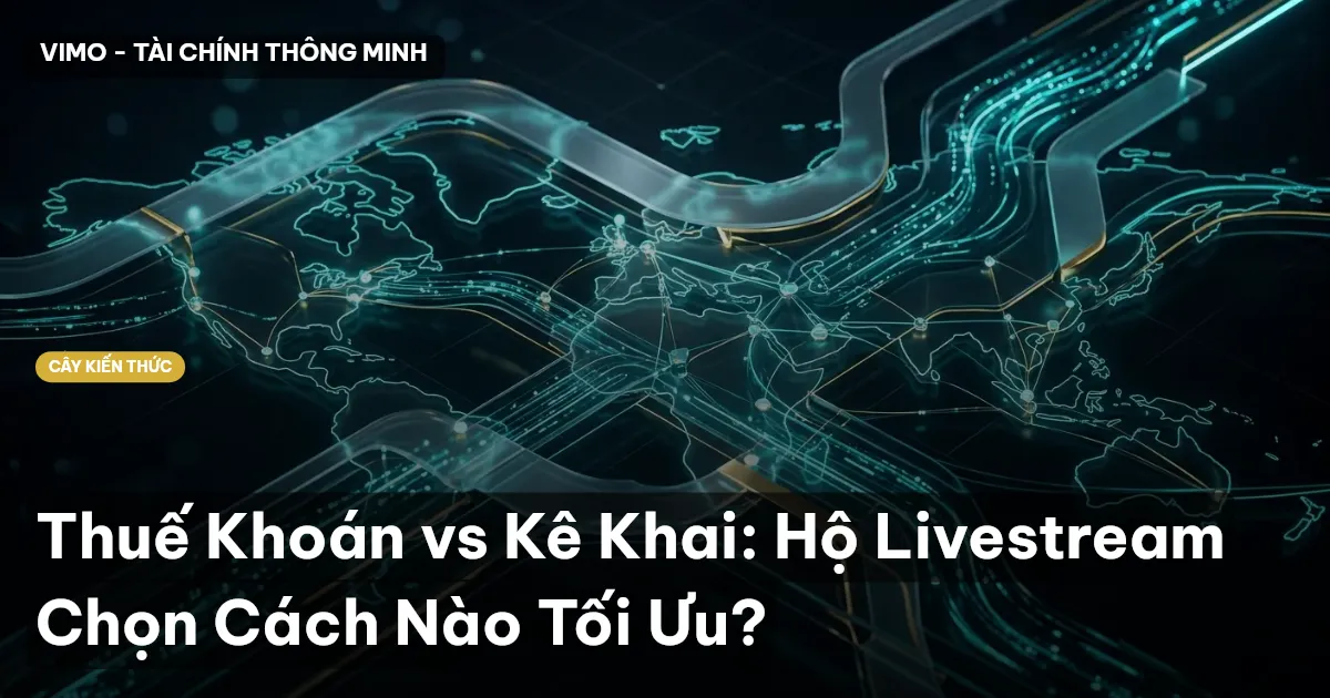 Thuế Khoán vs Kê Khai: Hộ Livestream Chọn Cách Nào Tối Ưu?