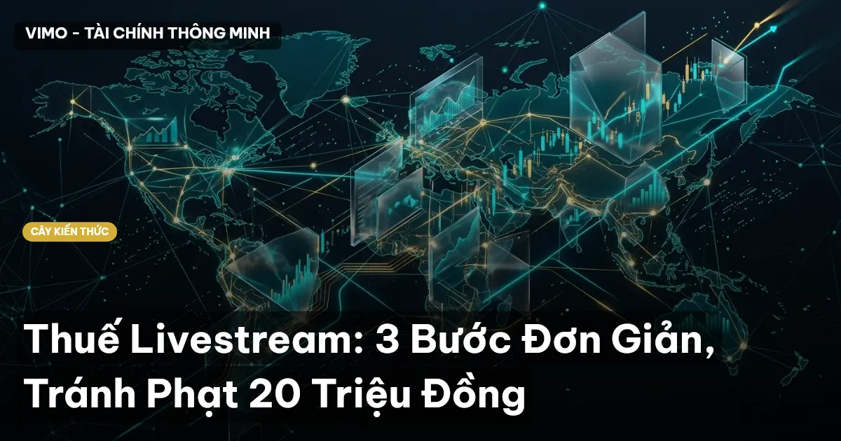 Thuế Livestream: 3 Bước Đơn Giản, Tránh Phạt 20 Triệu Đồng
