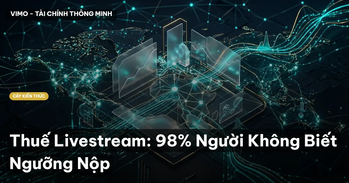 Thuế Livestream: 98% Người Không Biết Ngưỡng Nộp