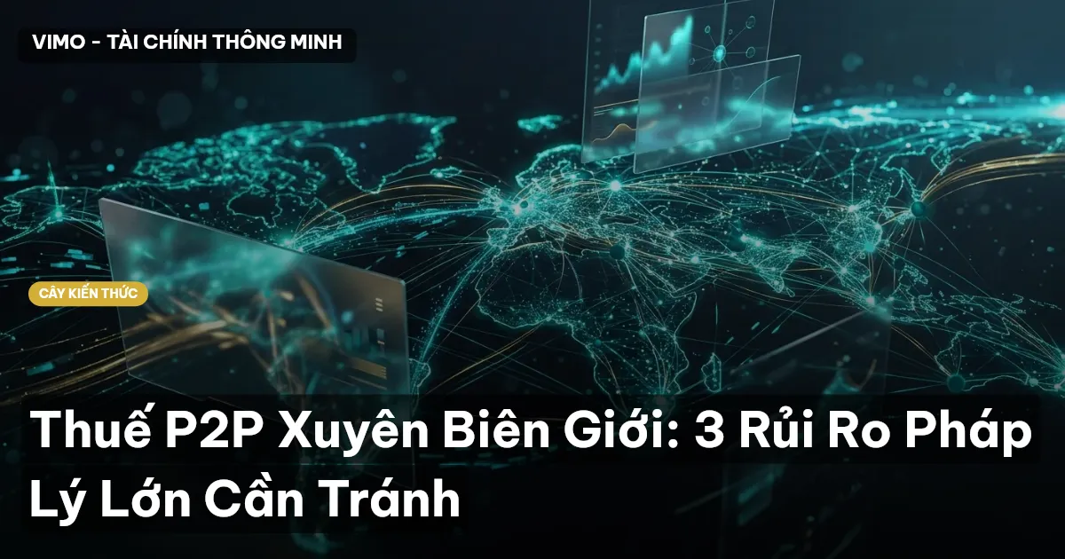 Thuế P2P Xuyên Biên Giới: 3 Rủi Ro Pháp Lý Lớn Cần Tránh
