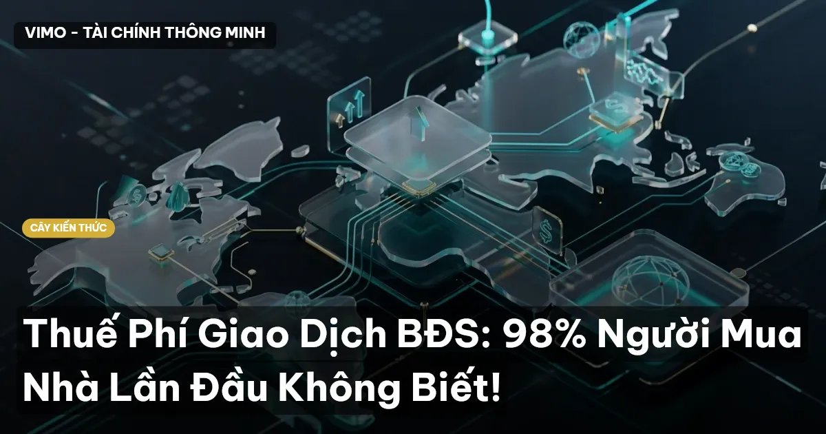 Thuế Phí Giao Dịch BĐS: 98% Người Mua Nhà Lần Đầu Không Biết!