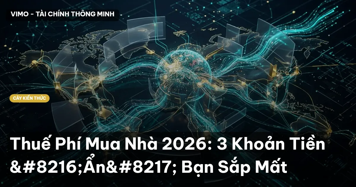 Thuế Phí Mua Nhà 2026: 3 Khoản Tiền ‘Ẩn’ Bạn Sắp Mất