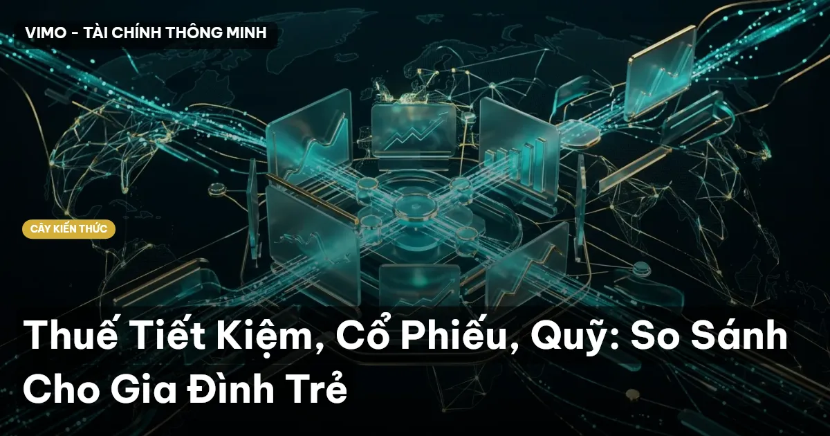 Thuế Tiết Kiệm, Cổ Phiếu, Quỹ: So Sánh Cho Gia Đình Trẻ