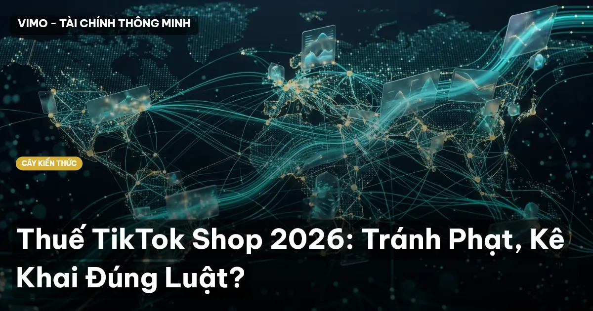 Thuế TikTok Shop 2026: Tránh Phạt, Kê Khai Đúng Luật?