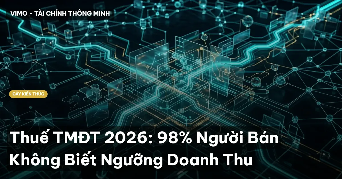 Thuế TMĐT 2026: 98% Người Bán Không Biết Ngưỡng Doanh Thu
