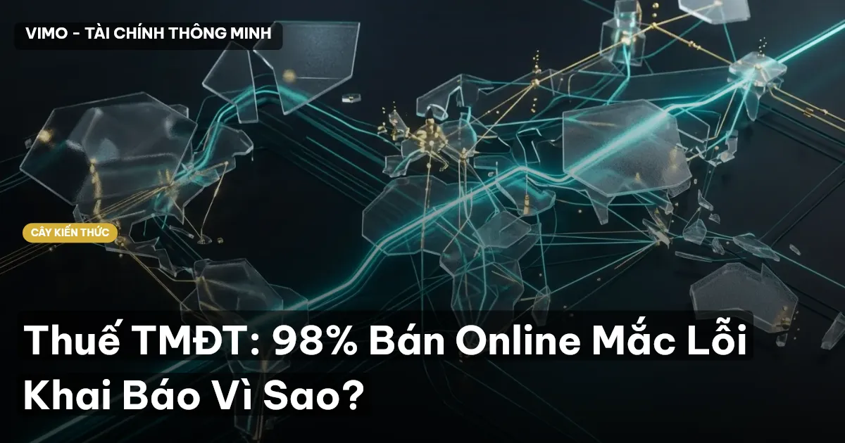 Thuế TMĐT: 98% Bán Online Mắc Lỗi Khai Báo Vì Sao?