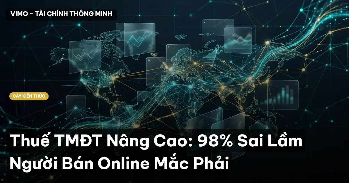 Thuế TMĐT Nâng Cao: 98% Sai Lầm Người Bán Online Mắc Phải