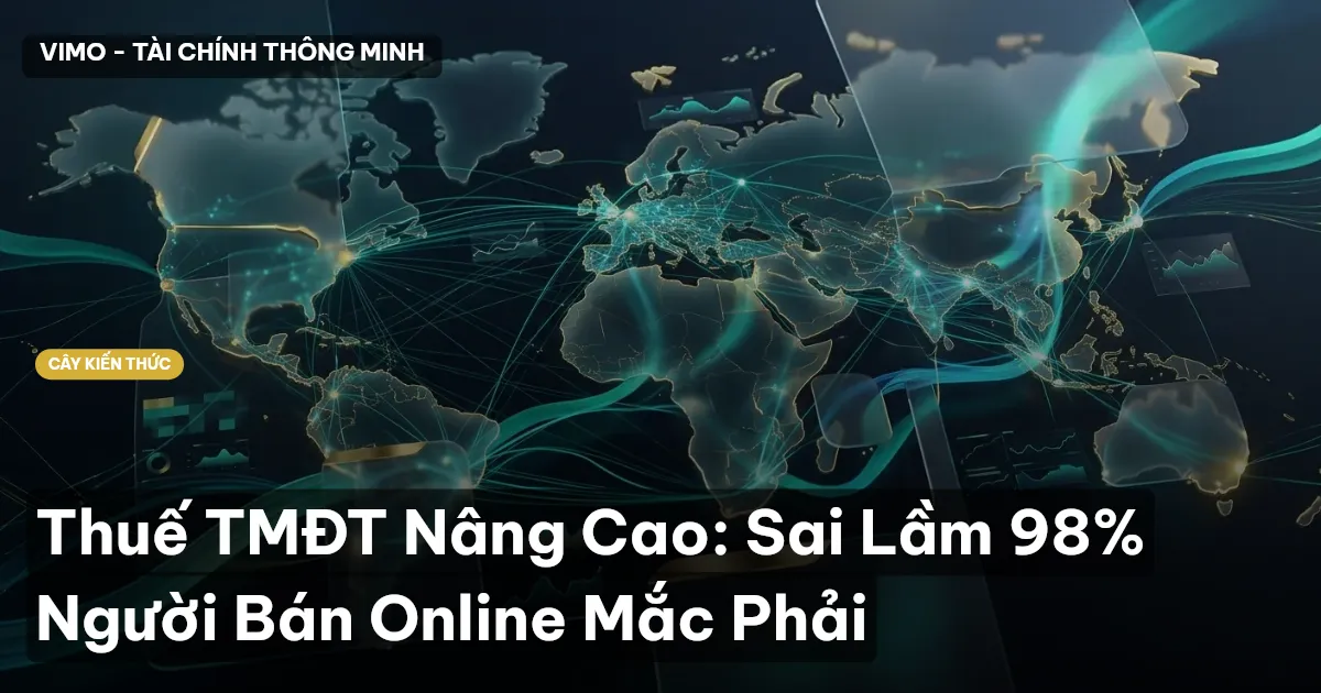 Thuế TMĐT Nâng Cao: Sai Lầm 98% Người Bán Online Mắc Phải