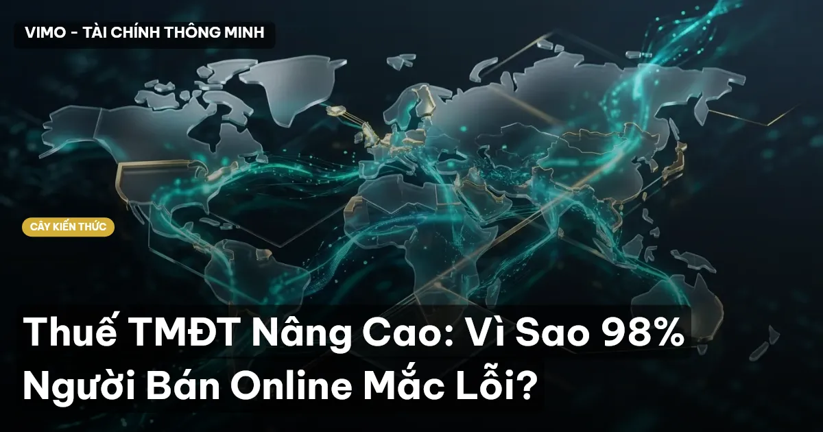 Thuế TMĐT Nâng Cao: Vì Sao 98% Người Bán Online Mắc Lỗi?