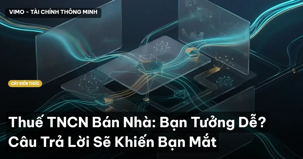 Thuế TNCN Bán Nhà: Bạn Tưởng Dễ? Câu Trả Lời Sẽ Khiến Bạn Mắt