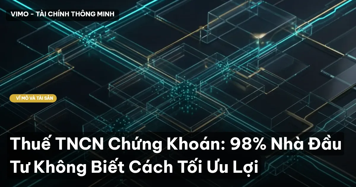 Thuế TNCN Chứng Khoán: 98% Nhà Đầu Tư Không Biết Cách Tối Ưu Lợi