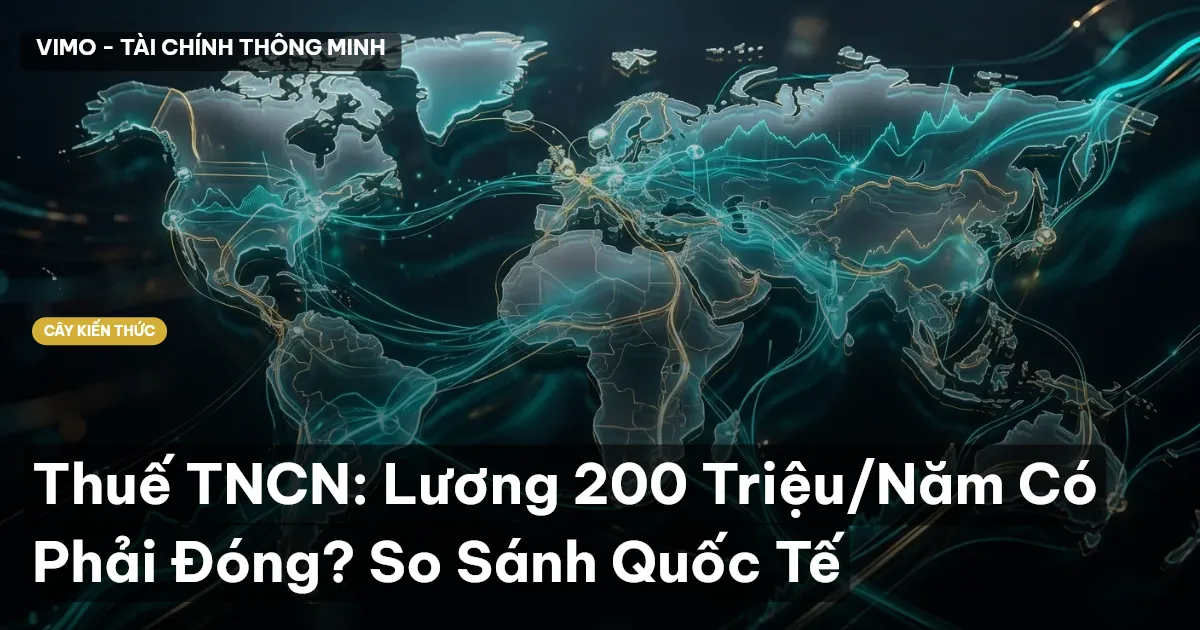 Thuế TNCN: Lương 200 Triệu/Năm Có Phải Đóng? So Sánh Quốc Tế