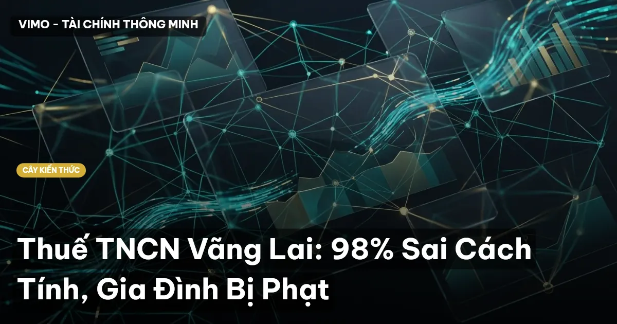 Thuế TNCN Vãng Lai: 98% Sai Cách Tính, Gia Đình Bị Phạt