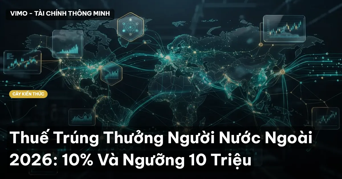 Thuế Trúng Thưởng Người Nước Ngoài 2026: 10% Và Ngưỡng 10 Triệu