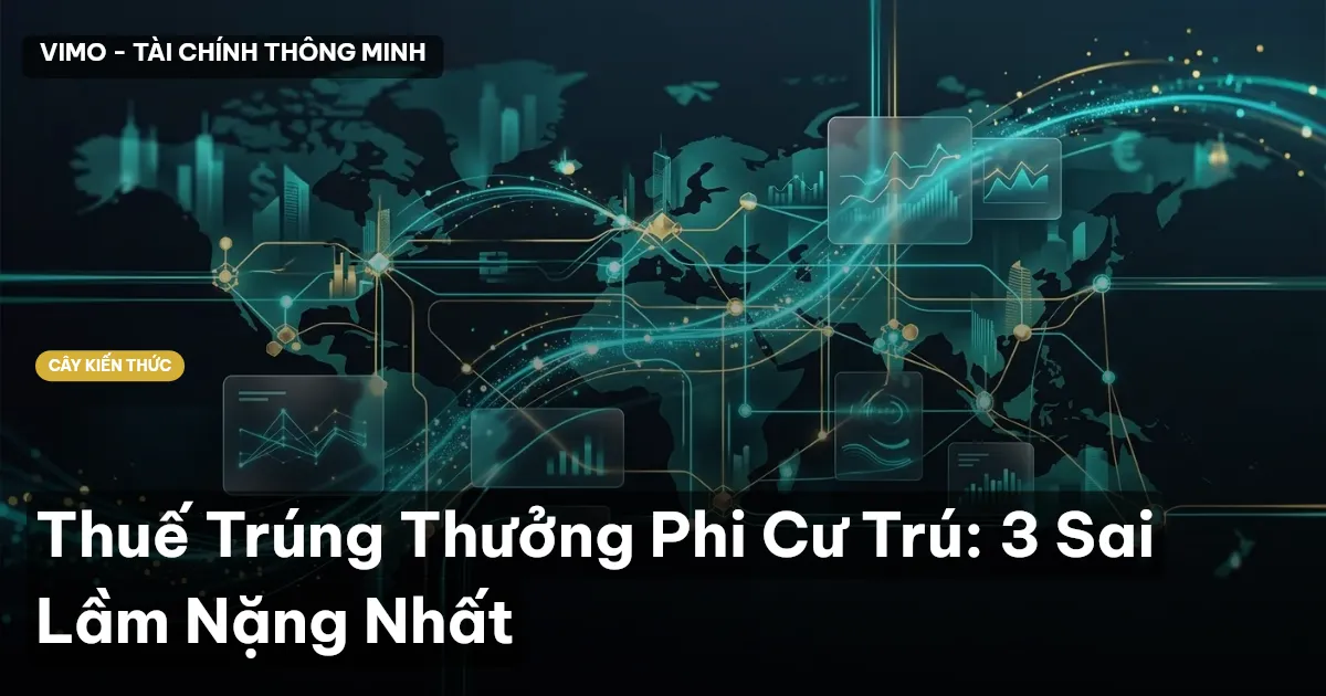 Thuế Trúng Thưởng Phi Cư Trú: 3 Sai Lầm Nặng Nhất
