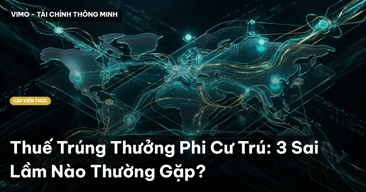 Thuế Trúng Thưởng Phi Cư Trú: 3 Sai Lầm Nào Thường Gặp?