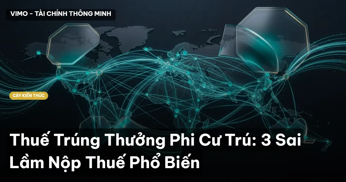 Thuế Trúng Thưởng Phi Cư Trú: 3 Sai Lầm Nộp Thuế Phổ Biến
