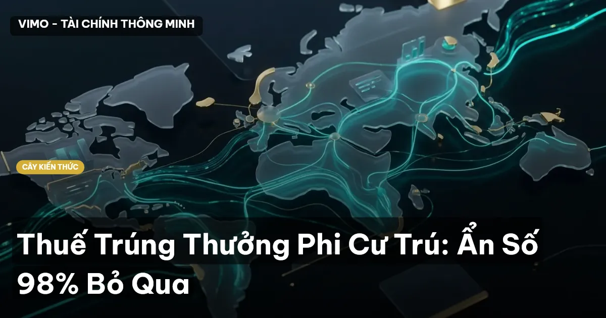 Thuế Trúng Thưởng Phi Cư Trú: Ẩn Số 98% Bỏ Qua