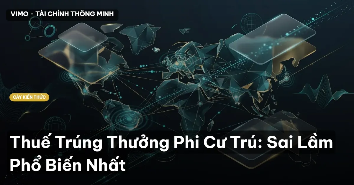 Thuế Trúng Thưởng Phi Cư Trú: Sai Lầm Phổ Biến Nhất
