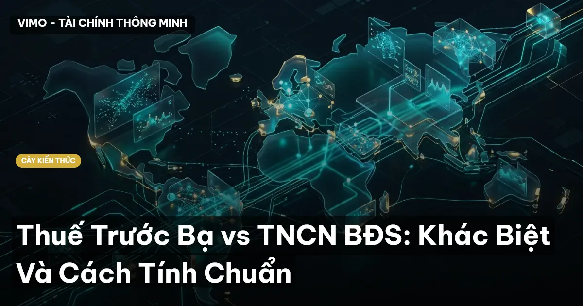 Thuế Trước Bạ vs TNCN BĐS: Khác Biệt Và Cách Tính Chuẩn