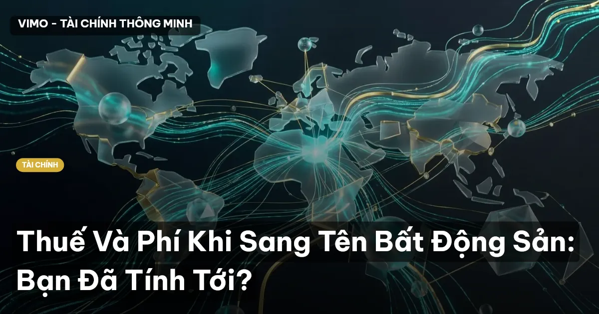 Thuế Và Phí Khi Sang Tên Bất Động Sản: Bạn Đã Tính Tới?