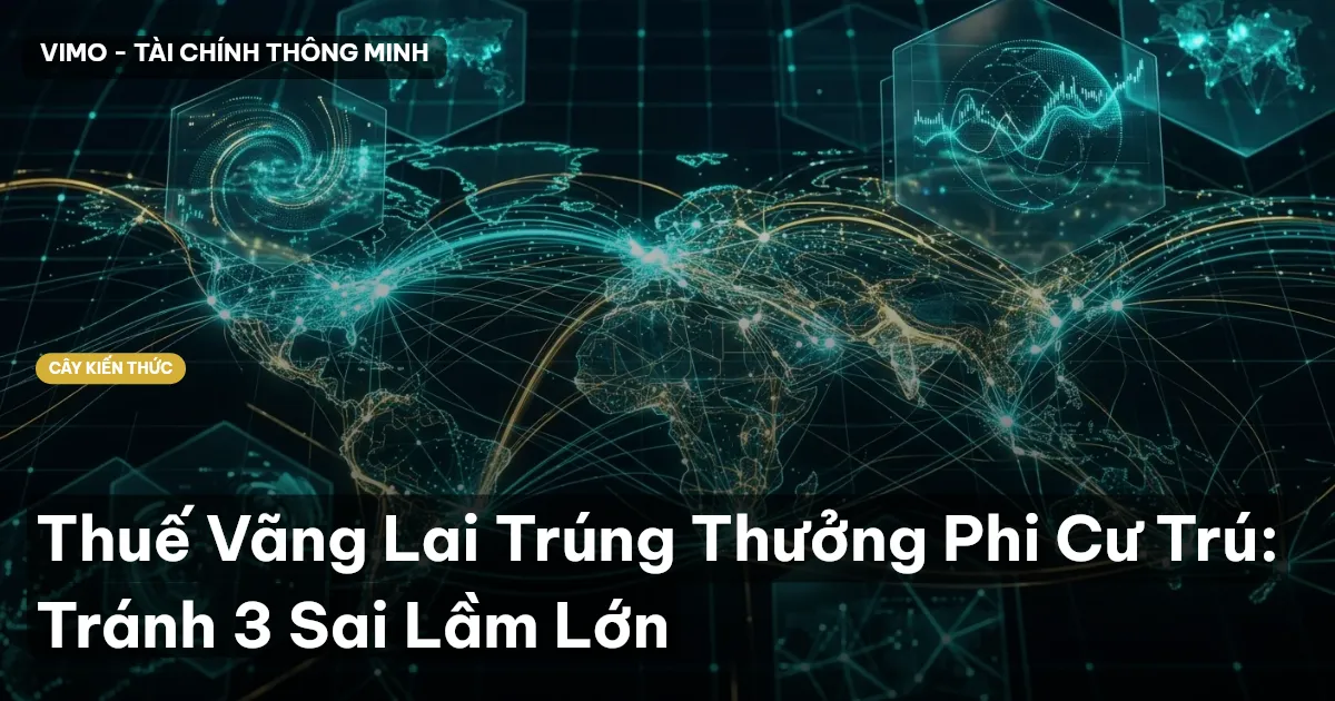 Thuế Vãng Lai Trúng Thưởng Phi Cư Trú: Tránh 3 Sai Lầm Lớn