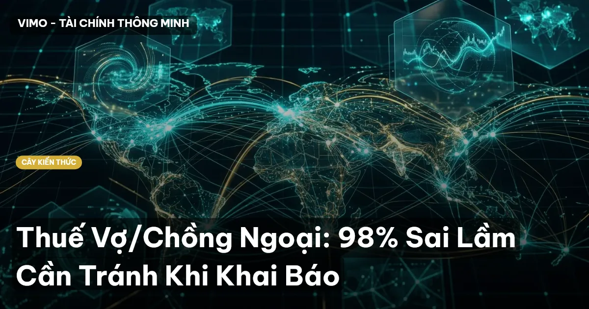 Thuế Vợ/Chồng Ngoại: 98% Sai Lầm Cần Tránh Khi Khai Báo