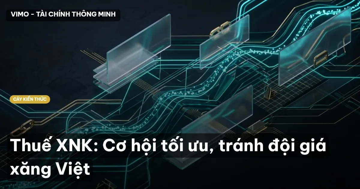Thuế XNK: Cơ hội tối ưu, tránh đội giá xăng Việt