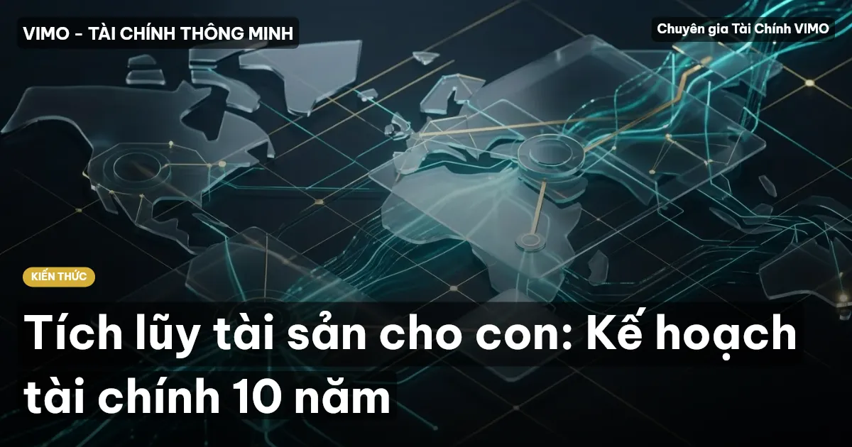 Tích lũy tài sản cho con: Kế hoạch tài chính 10 năm