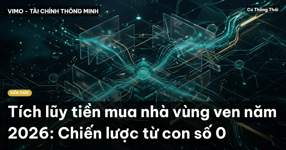 Tích lũy tiền mua nhà vùng ven năm 2026: Chiến lược từ con số 0