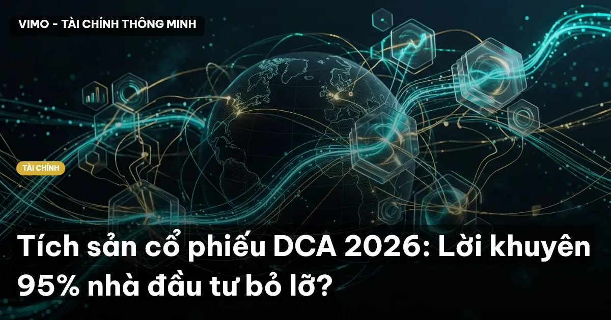 Tích sản cổ phiếu DCA 2026: Lời khuyên 95% nhà đầu tư bỏ lỡ?