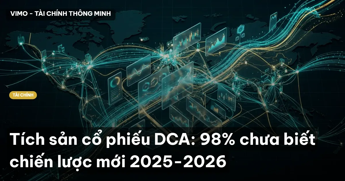 Tích sản cổ phiếu DCA: 98% chưa biết chiến lược mới 2025-2026