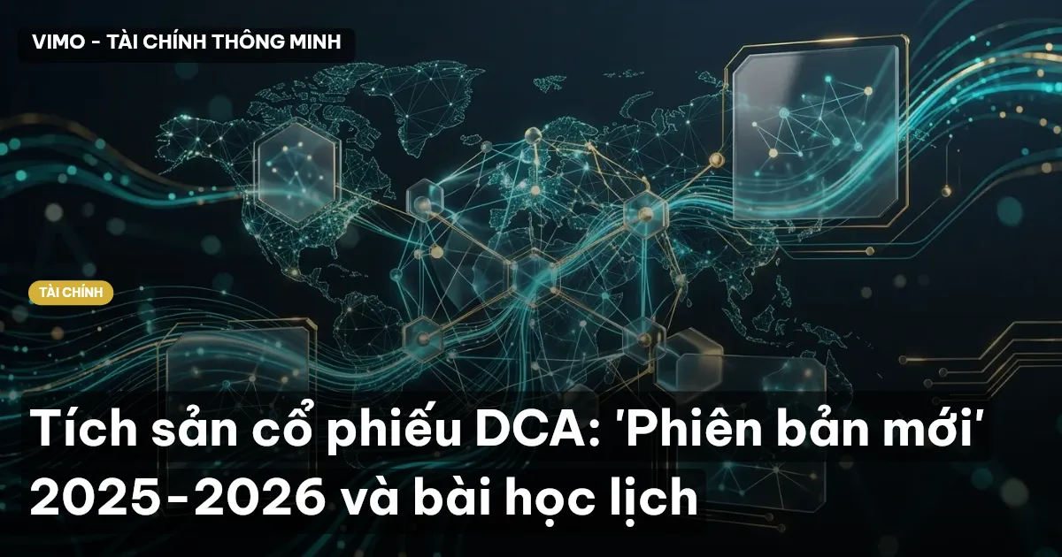 Tích sản cổ phiếu DCA: 'Phiên bản mới' 2025-2026 và bài học lịch