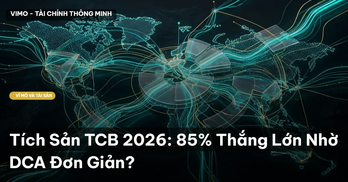 Tích Sản TCB 2026: 85% Thắng Lớn Nhờ DCA Đơn Giản?