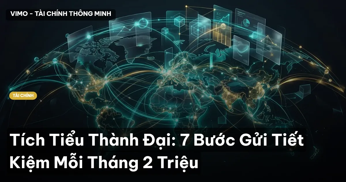 Tích Tiểu Thành Đại: 7 Bước Gửi Tiết Kiệm Mỗi Tháng 2 Triệu