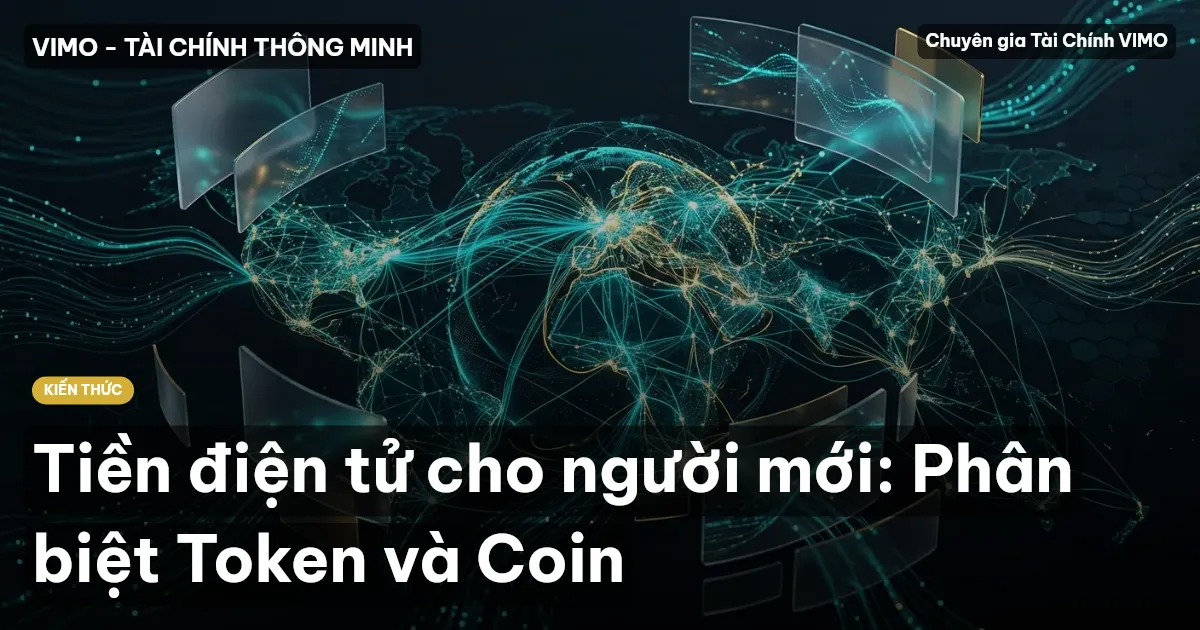 Tiền điện tử cho người mới: Phân biệt Token và Coin