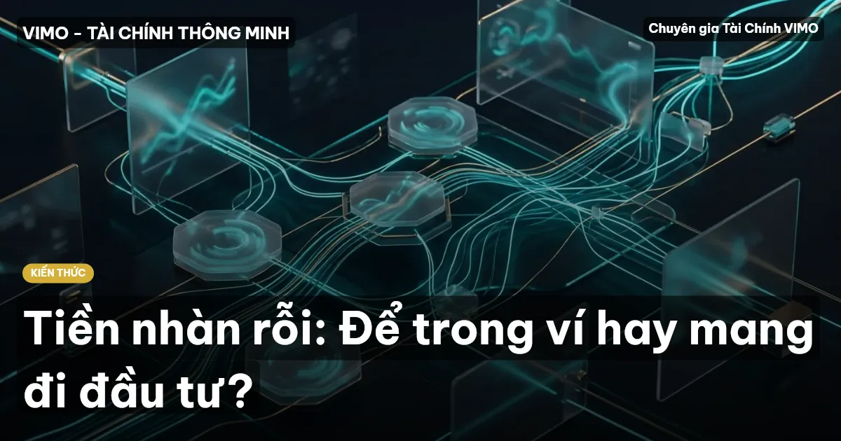 Tiền nhàn rỗi: Để trong ví hay mang đi đầu tư?