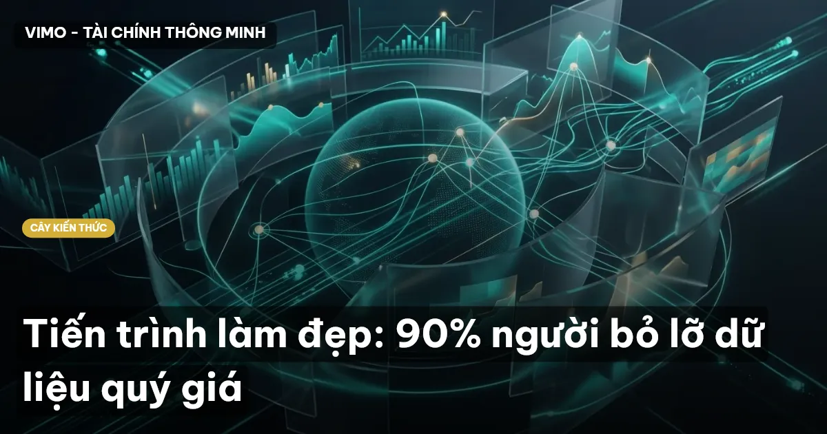 Tiến trình làm đẹp: 90% người bỏ lỡ dữ liệu quý giá