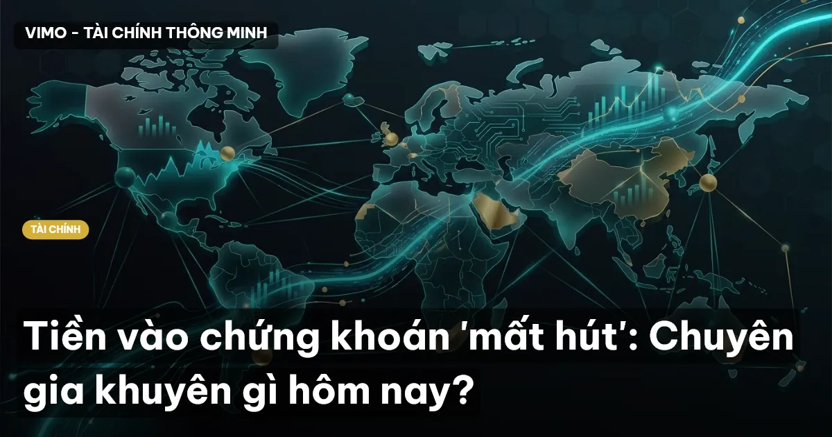 Tiền vào chứng khoán 'mất hút': Chuyên gia khuyên gì hôm nay?