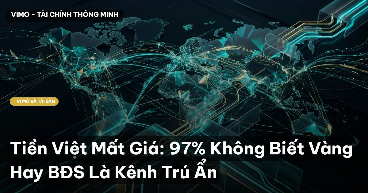 Tiền Việt Mất Giá: 97% Không Biết Vàng Hay BĐS Là Kênh Trú Ẩn