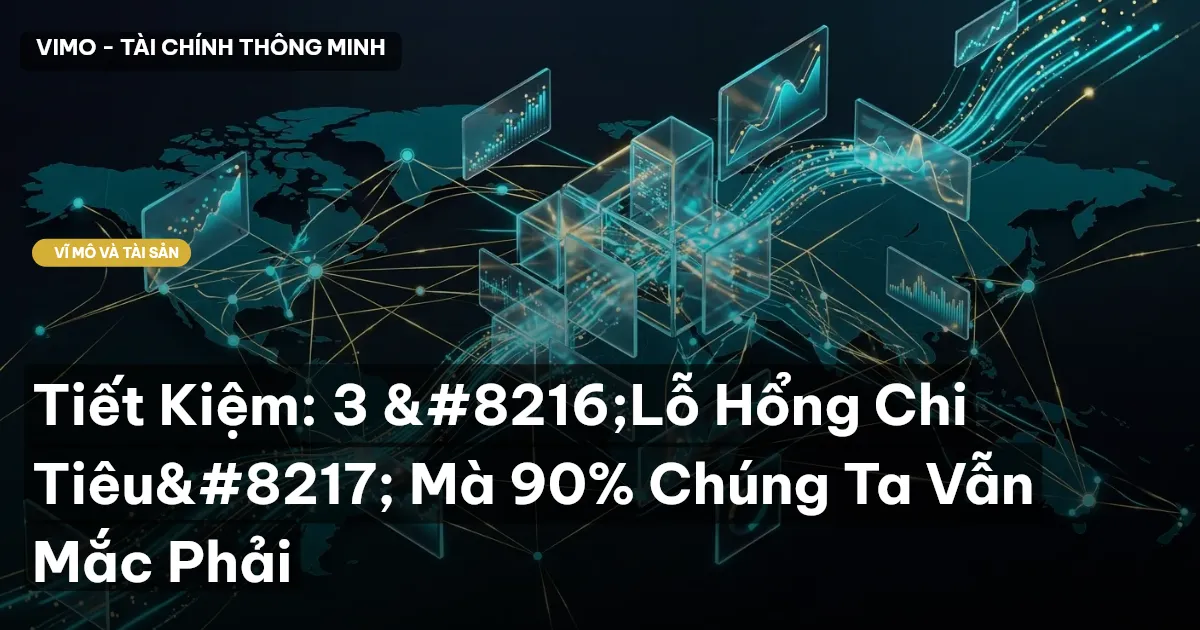 Tiết Kiệm: 3 ‘Lỗ Hổng Chi Tiêu’ Mà 90% Chúng Ta Vẫn Mắc Phải