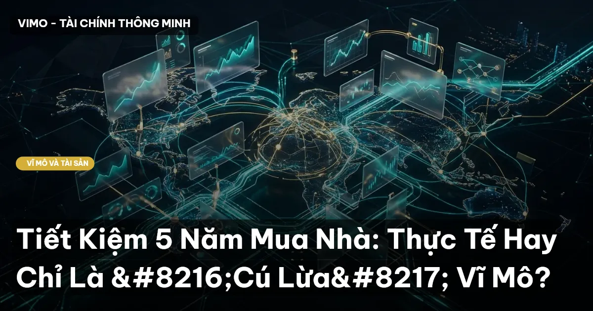 Tiết Kiệm 5 Năm Mua Nhà: Thực Tế Hay Chỉ Là ‘Cú Lừa’ Vĩ Mô?