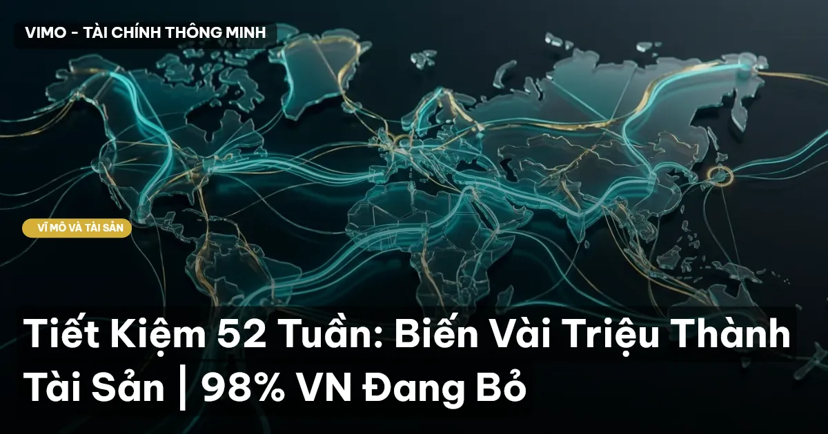 Tiết Kiệm 52 Tuần: Biến Vài Triệu Thành Tài Sản | 98% VN Đang Bỏ