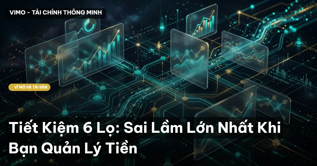 Tiết Kiệm 6 Lọ: Sai Lầm Lớn Nhất Khi Bạn Quản Lý Tiền