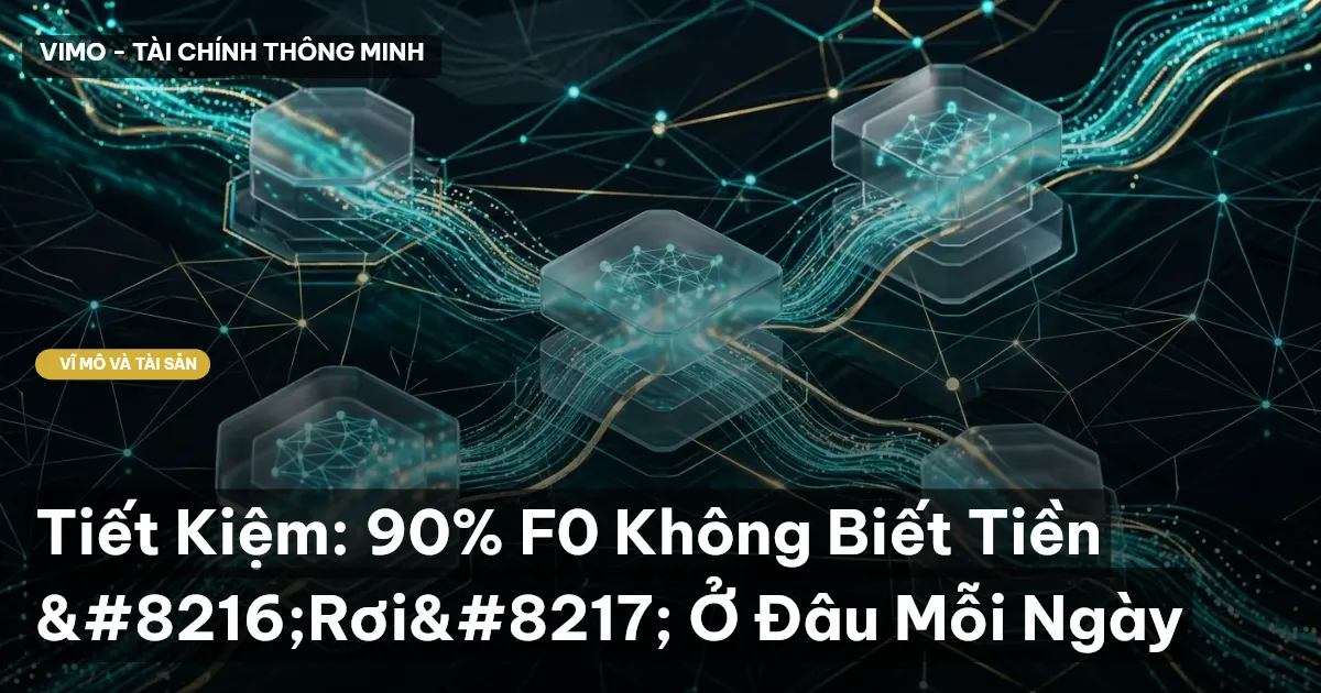 Tiết Kiệm: 90% F0 Không Biết Tiền ‘Rơi’ Ở Đâu Mỗi Ngày