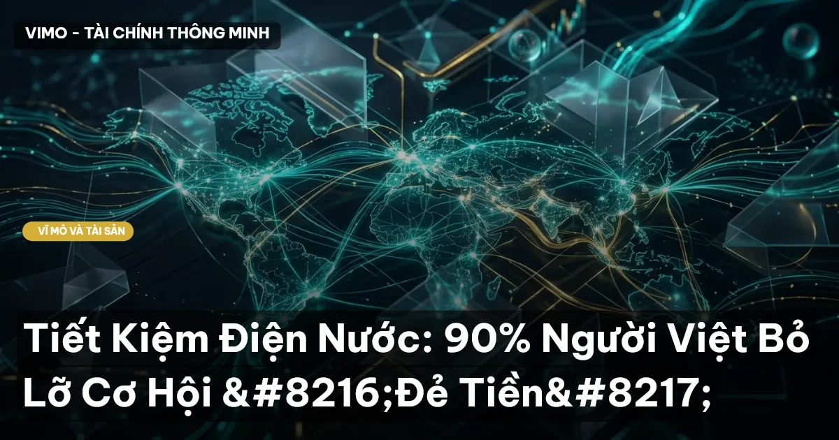 Tiết Kiệm Điện Nước: 90% Người Việt Bỏ Lỡ Cơ Hội ‘Đẻ Tiền’