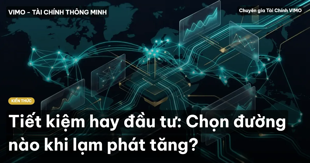 Tiết kiệm hay đầu tư: Chọn đường nào khi lạm phát tăng?